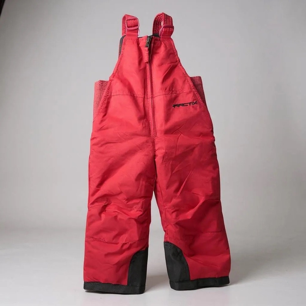 Arctix Snow Bibs‎ Insulated Waterproof Winter Snow Pants Red Infant 18M
